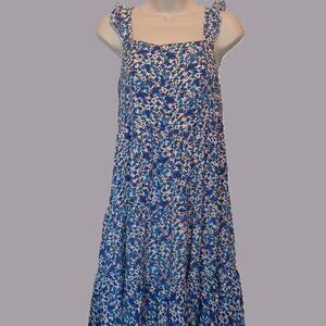 Womens Maxi Tiered  Sundress by Nanyuaya Size Small